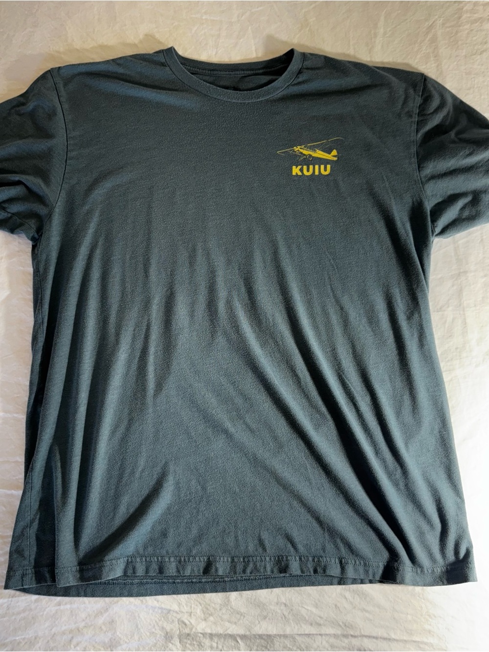 KUIU Dark Grey T-Shirt with Yellow Logo